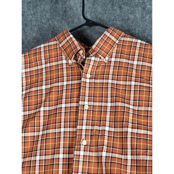 L.L.Bean Plaid Button Down Shirt Long Sleeve Traditional Fit Men Sz L-Tall Work - Picture 4 of 8